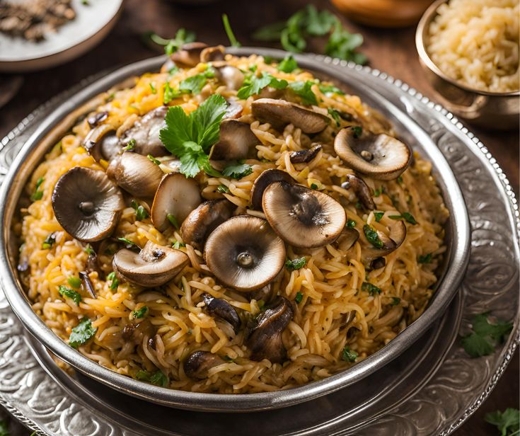 Mushroom Pulav